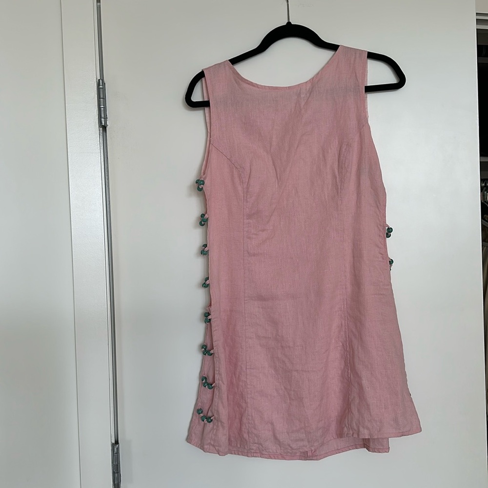 VRG GRL TIA LINEN MINI DRESS